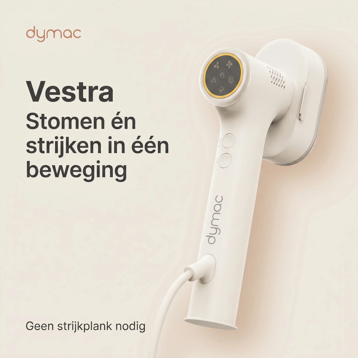 Dymac Vestra kledingstomer met zuigfunctie